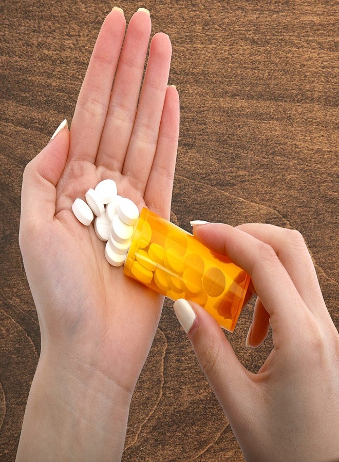SOUJOY 100 Pack Empty Pill Bottles, 8 Drams Prescription Medicine Vials with Caps, Multi Use Medicine Container for Pill, Crafts, Candy, Supplements and More - Image 4
